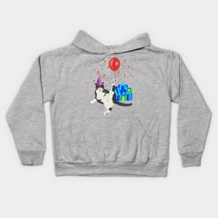 BIRTHDAY SEXY CAT Kids Hoodie